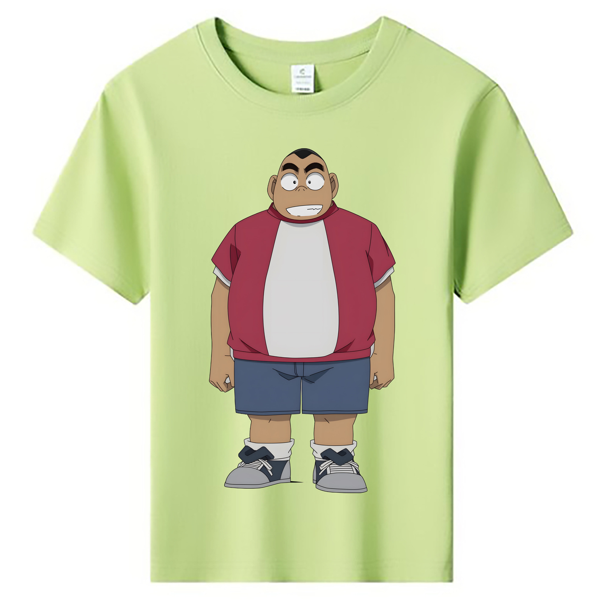 （画像用） 名探偵コナン 小嶋 元太 こじま げんた Detective Conan Kojima Genta 綿100％キッズTシャツ（フロントプリント）